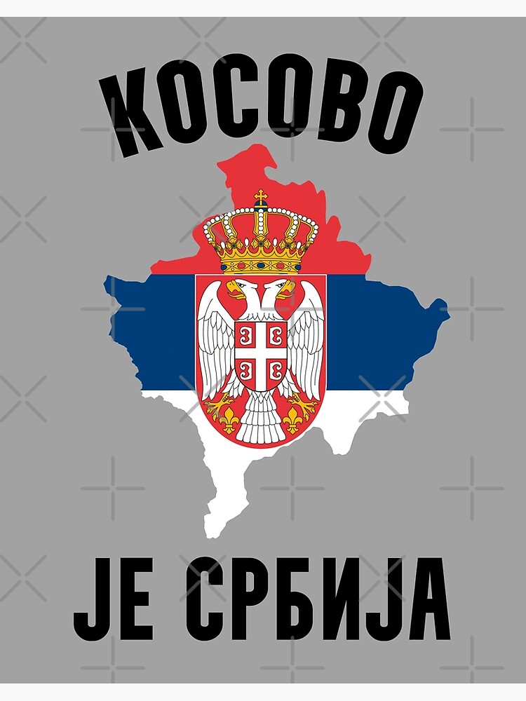 Kosovo is Serbia - Kosovo Serb - Serbian Flag Art Board Print for Sale by  TravelHappiness