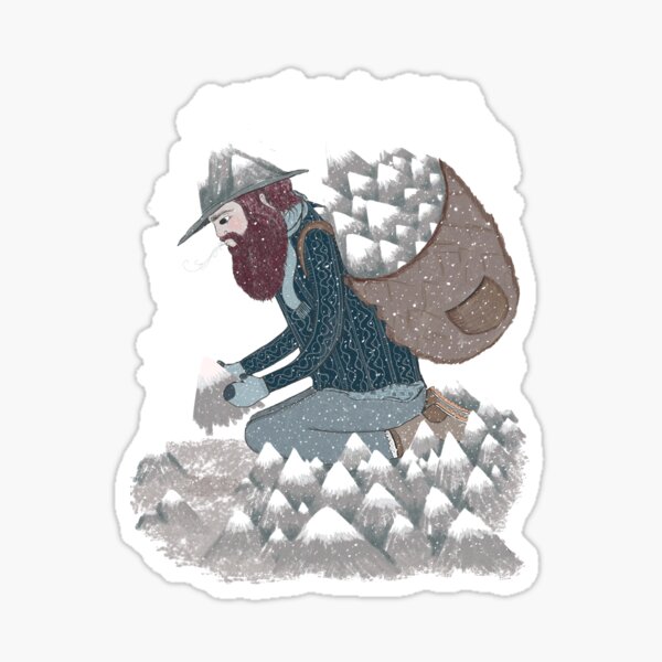 Mountain Man Sticker