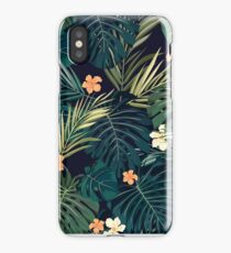 Tropical Hawaiian Flower Print iPhone Case