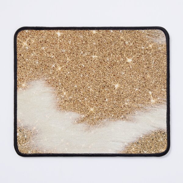Item preview, Sparkling Gold Cowhide (digitally created, smooth print) designed and sold by cadinera.