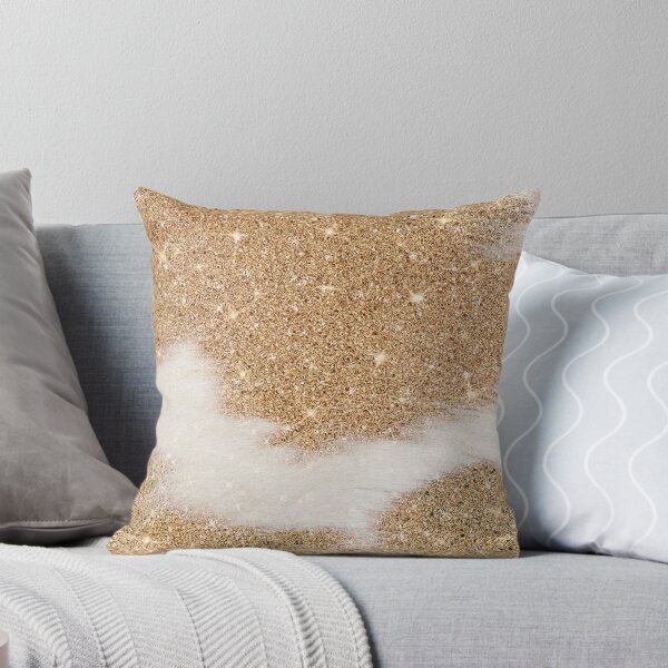 Item preview, Sparkling Gold Cowhide (digitally created, smooth print) designed and sold by cadinera.