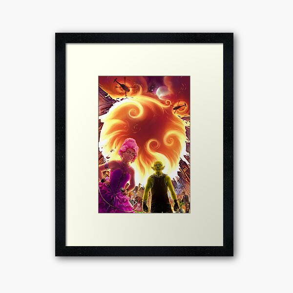 "Chameleon Moon, Book 1" Cover Art Framed Art Print