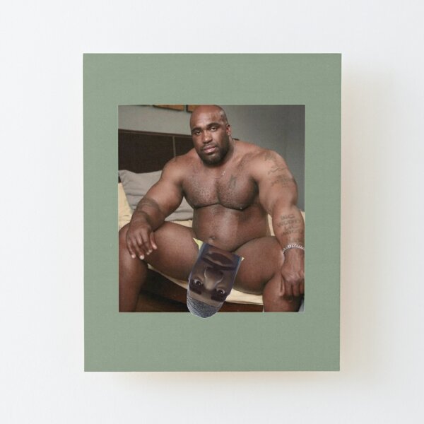 Big Dick Black Guy Meme Barry Wood Mounted Print for Sale by