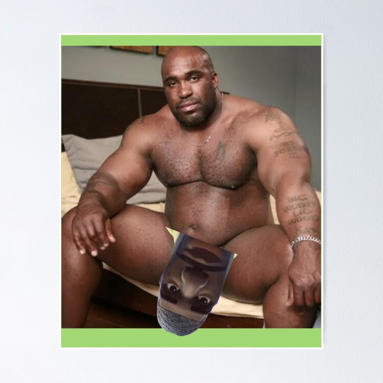 Big Dick Black Guy Meme Barry Wood | Art Print