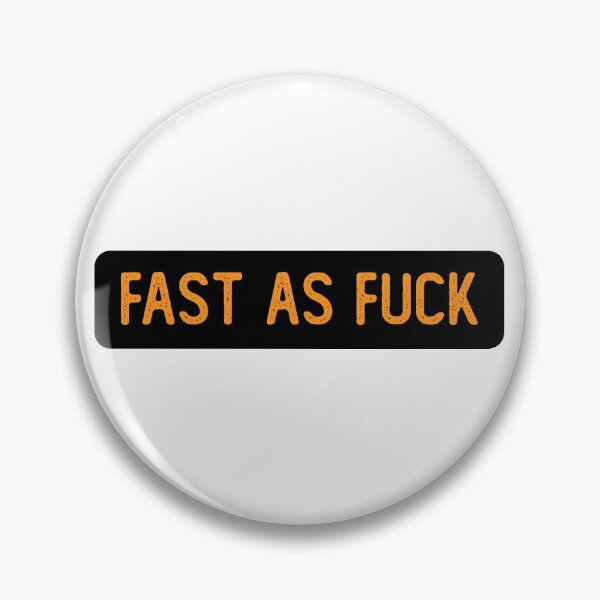 Item preview, Fast As Fuck Cool Bumper designed and sold by Sour Soul.