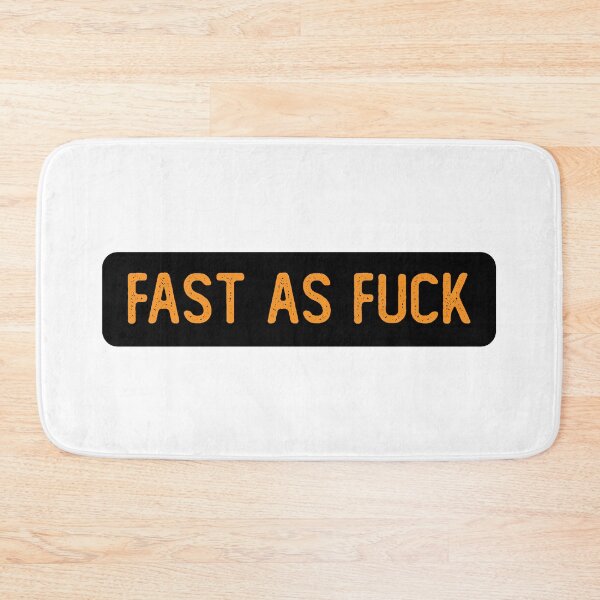 Item preview, Fast As Fuck Cool Bumper designed and sold by Sour Soul.