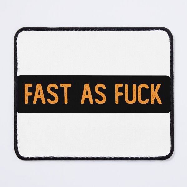 Item preview, Fast As Fuck Cool Bumper designed and sold by Sour Soul.