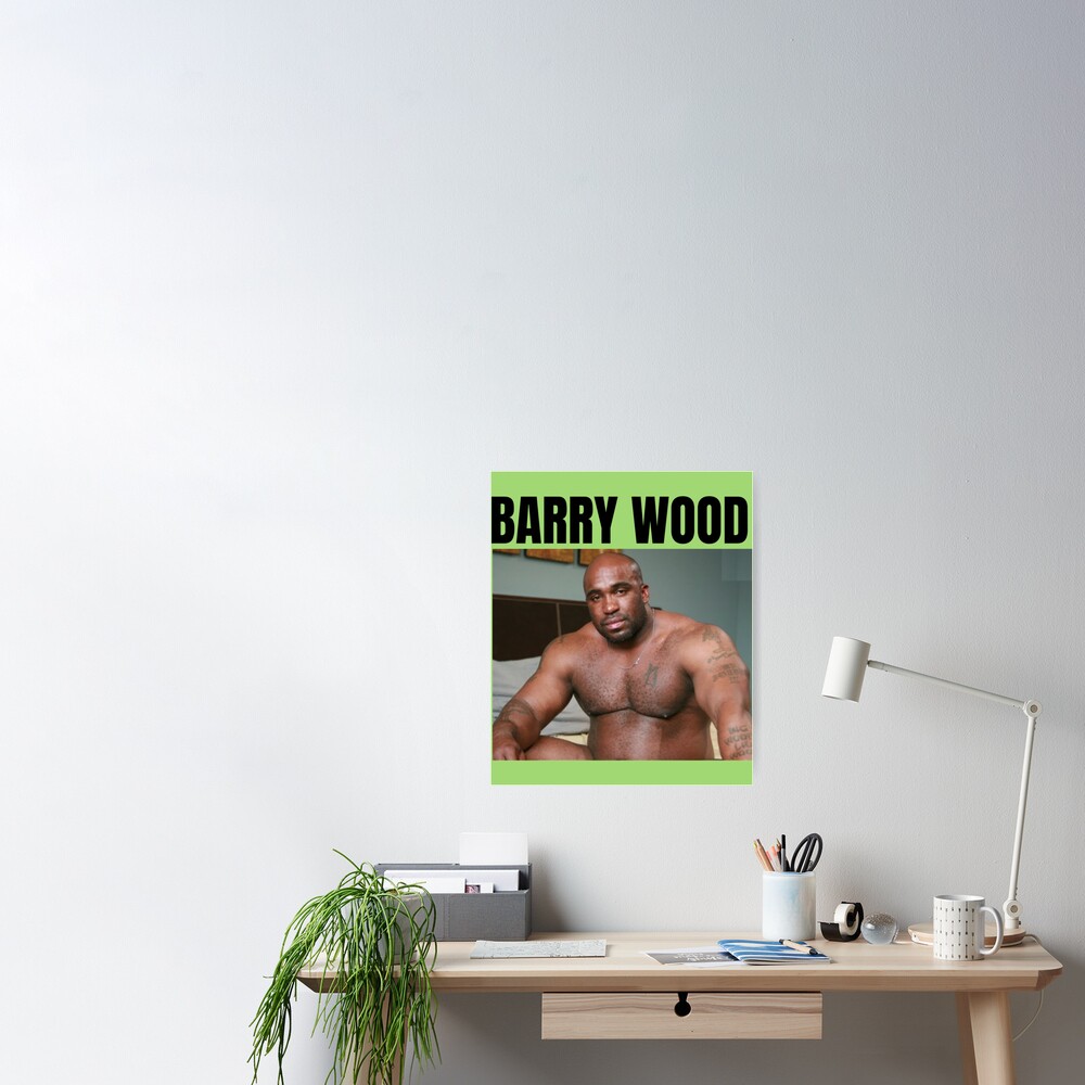 Big Dick Black Guy Meme Barry Wood Poster For Sale By Flookav Redbubble