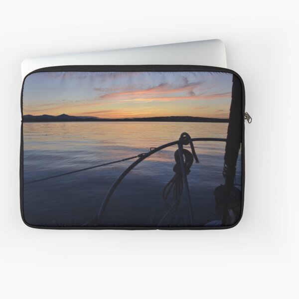 Sailing of Gabriola Island by Vancouver Island, British Columbia, Canadada Laptop Sleeve