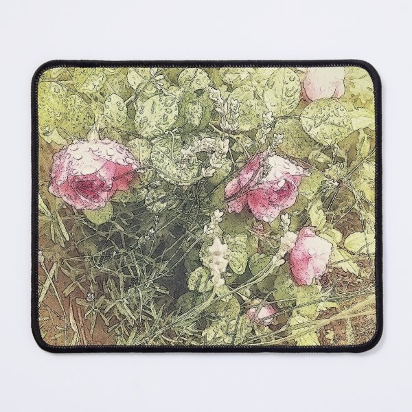 Item preview, Vintage Pink Roses & Lavender Retro Vintage Floral Gift designed and sold by r-silver.