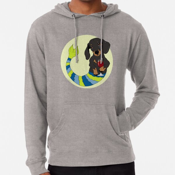 Truman the Dachshund Mermutt Lightweight Hoodie