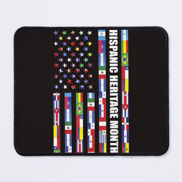 Item preview, National Hispanic Heritage month USA Flag all Countries . designed and sold by HaydenLee162397.