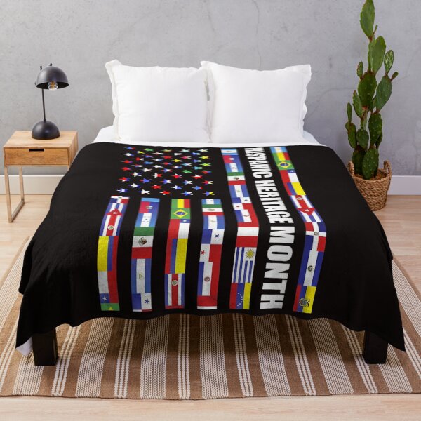 Item preview, National Hispanic Heritage month USA Flag all Countries . designed and sold by HaydenLee162397.