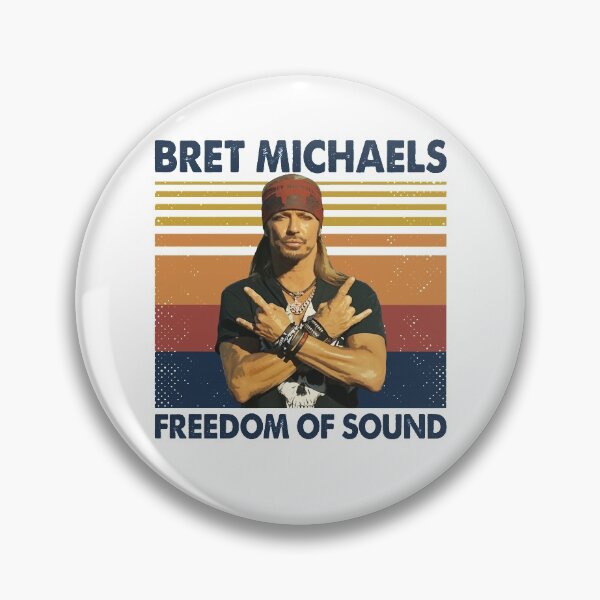 Item preview, Gift Idea Retro Vintage Bret Michaels Freedom Of Sound Gifts For Birthday designed and sold by ReannaReilly.