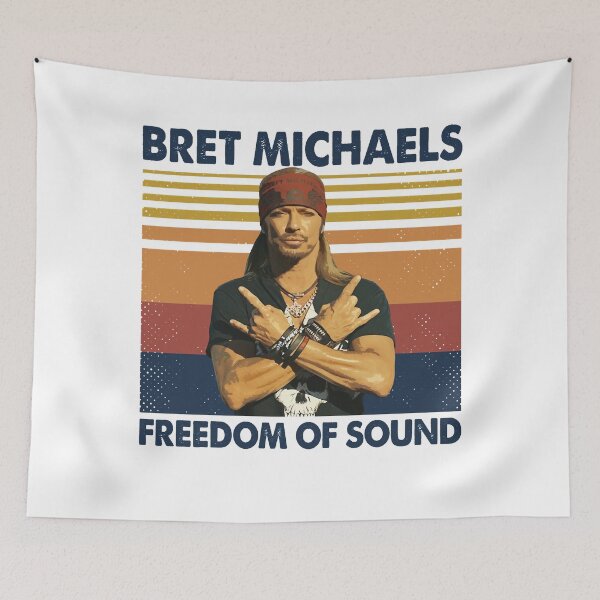 Item preview, Gift Idea Retro Vintage Bret Michaels Freedom Of Sound Gifts For Birthday designed and sold by ReannaReilly.
