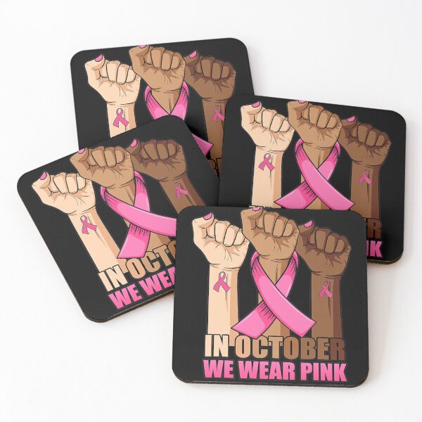 Item preview, Hand In october we wear pink breast cancer awareness month designed and sold by juliegould1974.