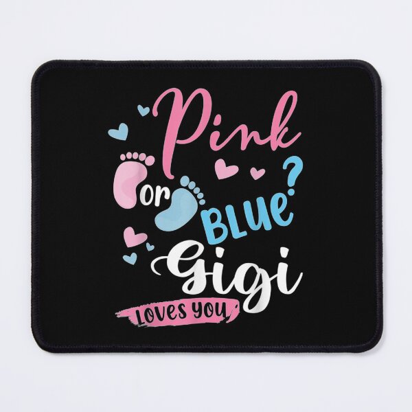 Item preview, Funny gender reveal decorations Gift pink or blue gigi loves you baby shower favor graffiti loves Cl designed and sold by JessicaFlorian.