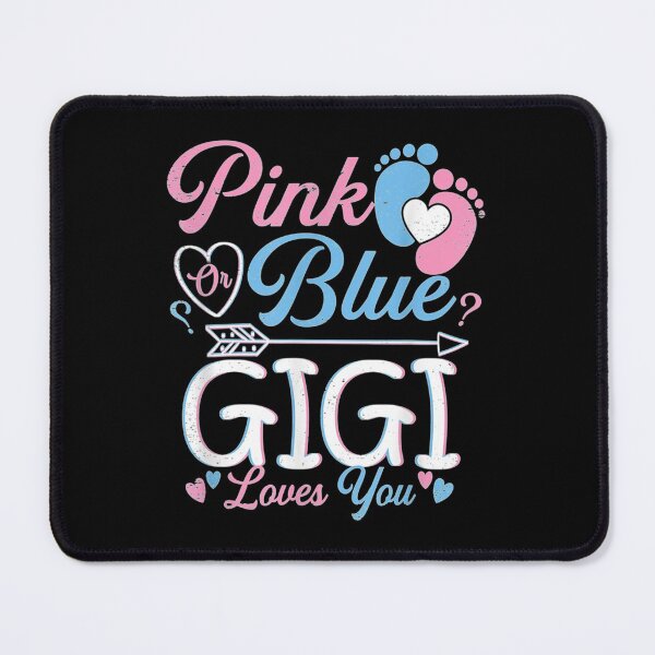 Item preview, Funny graffiti loves gender reveal decorations Gift pink or blue gigi loves you baby shower favor C designed and sold by JessicaFlorian.