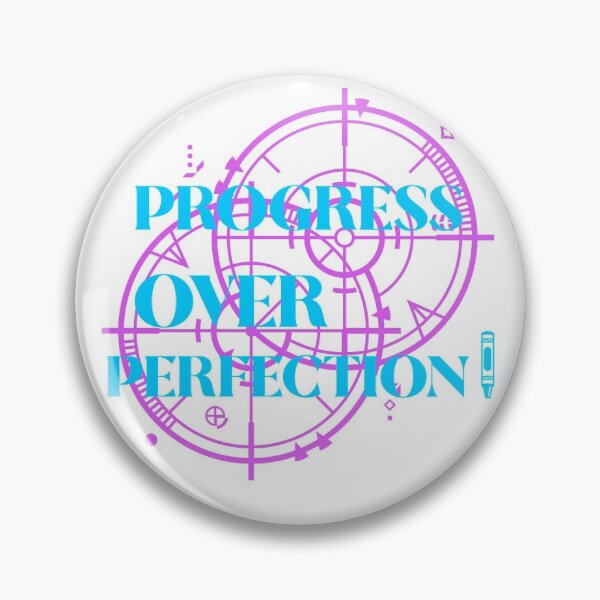 Item preview, Motivational Progress Over Perfection back to school teacher designed and sold by TheUrbanDreamer.