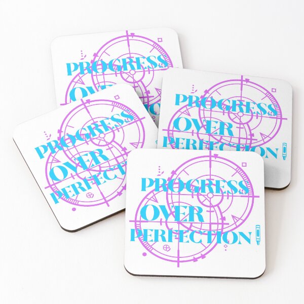 Item preview, Motivational Progress Over Perfection back to school teacher designed and sold by TheUrbanDreamer.