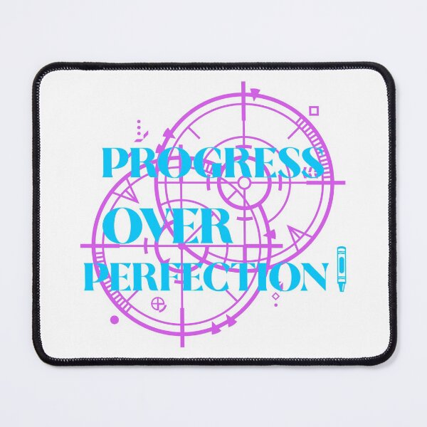Item preview, Motivational Progress Over Perfection back to school teacher designed and sold by TheUrbanDreamer.