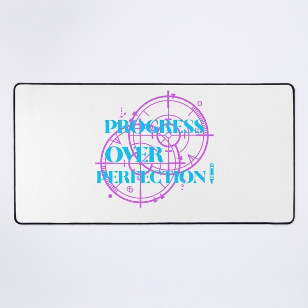 Item preview, Motivational Progress Over Perfection back to school teacher designed and sold by TheUrbanDreamer.