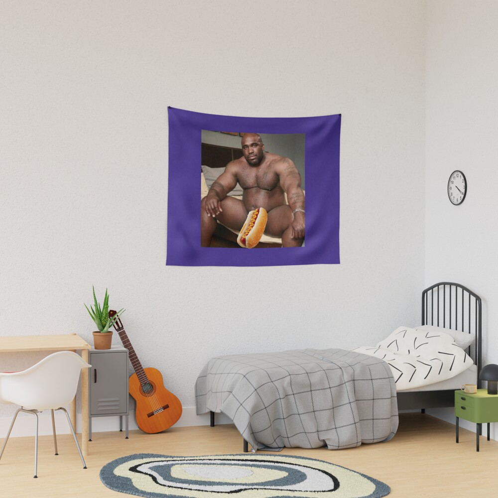 Big Dick Black Guy Meme Barry Wood | Tapestry