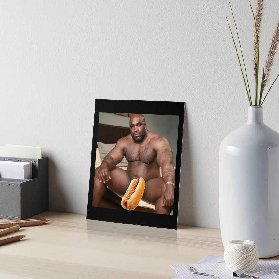 Big Dick Black Guy Meme Barry Wood | Art Board Print