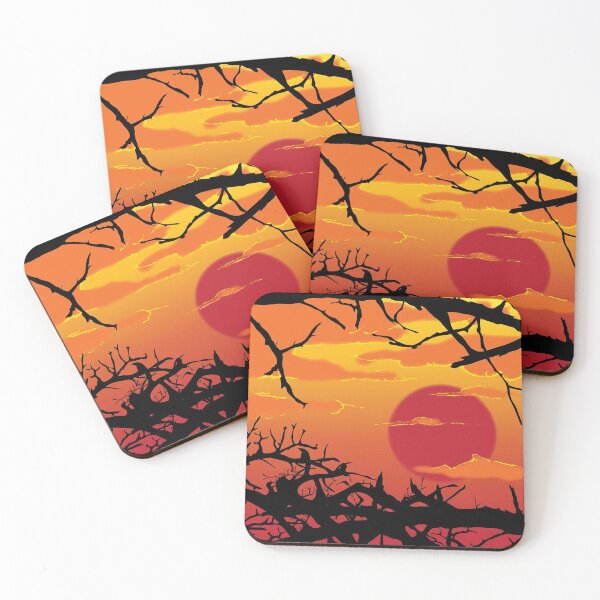 Item preview, African Red & Gold Sunset designed and sold by Chan-Arts.