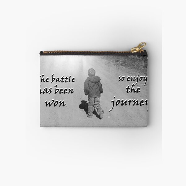 Item preview, "The battle has been won so enjoy the journey."  by Carter L. Shepard designed and sold by The Storehouse Projects.
