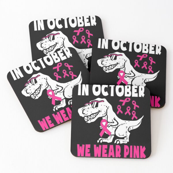 Item preview, In October We Wear Pink Breast Cancer Awareness Toddler Kids  designed and sold by juliegould1974.