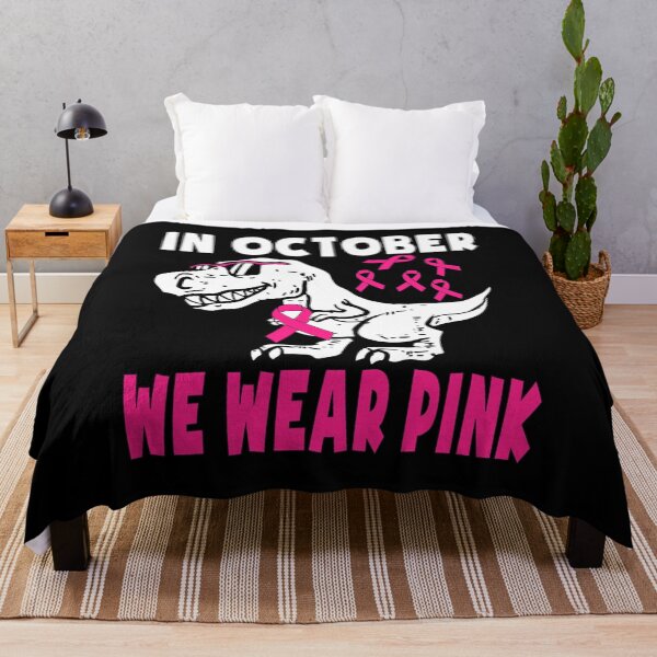 Item preview, In October We Wear Pink Breast Cancer Awareness Toddler Kids designed and sold by juliegould1974.