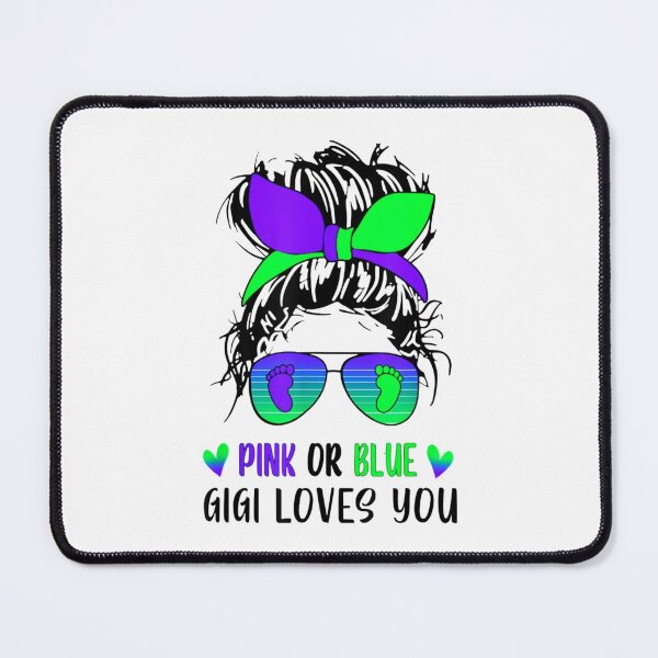 Item preview, pink or blue gigi loves you designed and sold by JessicaFlorian.