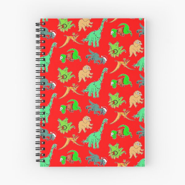 Item preview, Lindos dinosaurios navideños - en rojo designed and sold by Adrienne Body.
