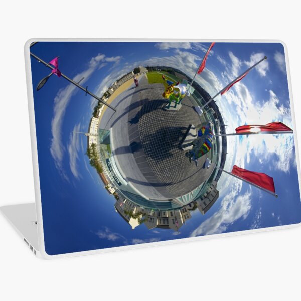 Two Cows on Parade - Ebrington Square, Derry Laptop Skin
