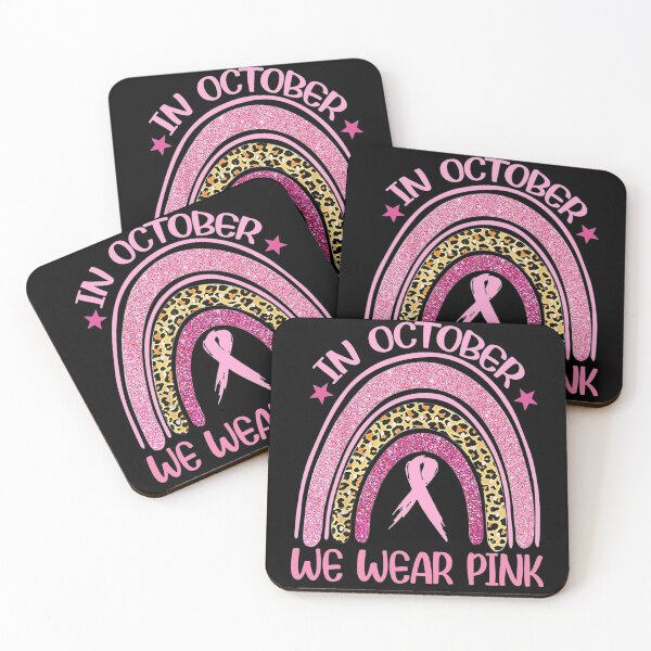 Item preview, In October We Wear Pink Leopard Breast Cancer Awareness  designed and sold by juliegould1974.