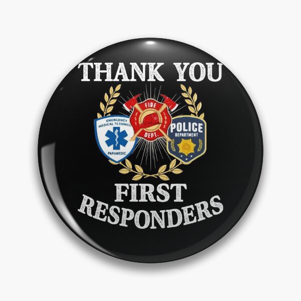 Item preview, Thank You First Responders EMT Police Firefighter designed and sold by roxy7922.