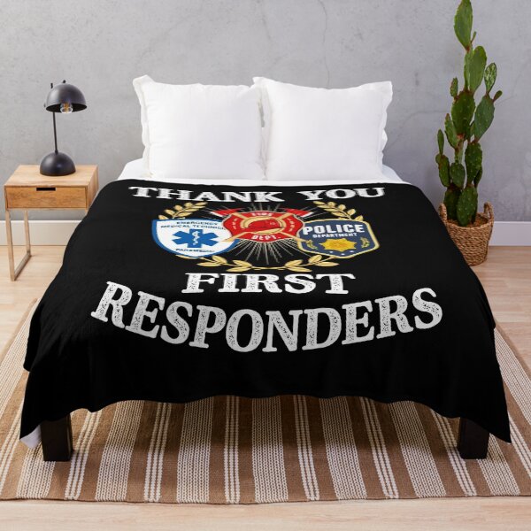 Item preview, Thank You First Responders EMT Police Firefighter designed and sold by roxy7922.