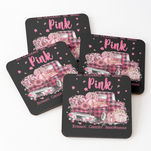 Item preview, In October We Wear Pink Pink Ribbon Truck Breast Cancer designed and sold by juliegould1974.