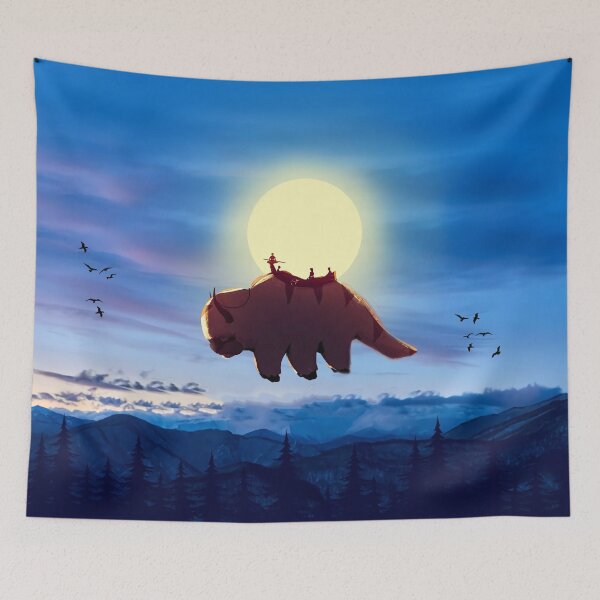 Item preview, Dreamy Appa Tapestry, The End Of All Things Airbender designed and sold by TescoQue.
