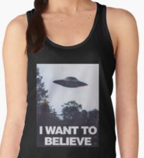 The X-Files I Want To Believe Women's Tank Top