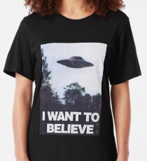 Les X-Files que je veux croire T-shirt ajusté