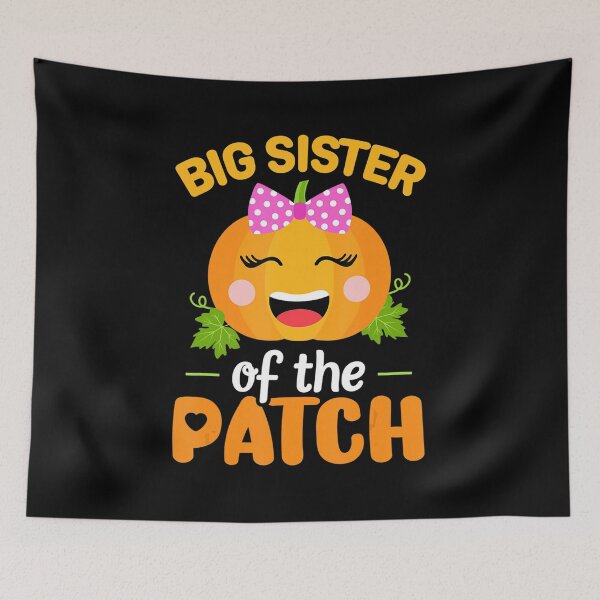 Item preview, Big Sister of The Patch Pumpkin Halloween Family Matching Gift Halloween Day, Thanksgiving, Christma designed and sold by KevenBartell.