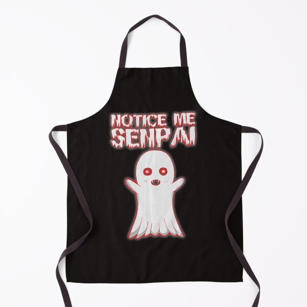 Aperçu de l'œuvre Remarquez-moi Senpai Funny Cute Anime Ghost Halloween Chemises Jeu de mots créée et vendue par HaydenLee162397.