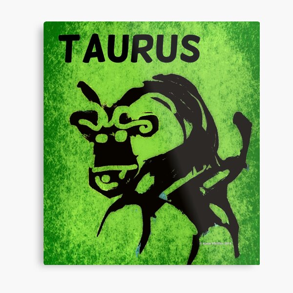 Taurus The Bull Metal Print
