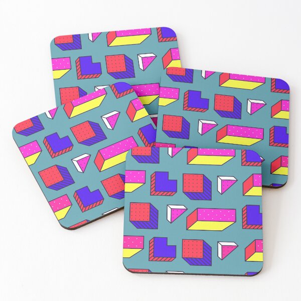 Item preview, 80s Colorful Memphis Vaporwave Pattern designed and sold by designandclouds.