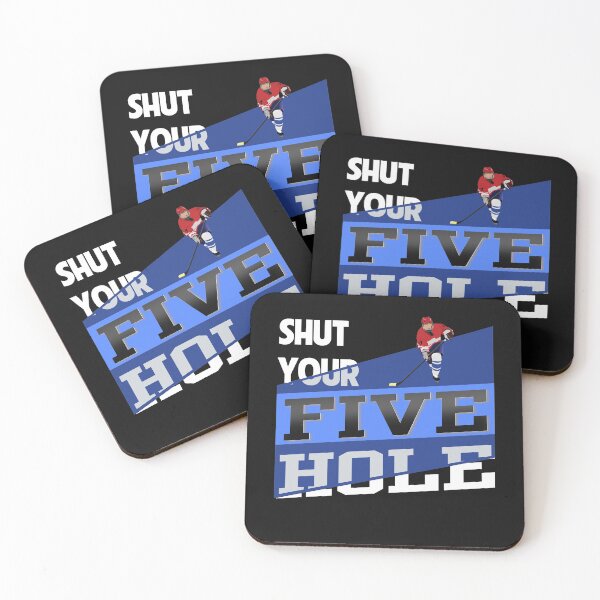 Item preview, Shut Your Five Hole Hockey designed and sold by Sticker-Tee.