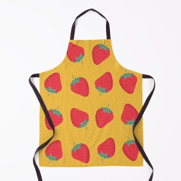 Item preview, Strawberries on Yellow designed and sold by GasconyPassion.