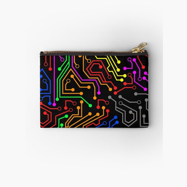 Item preview, Colorful PCB circuit trace lines designed and sold by EngineersArt.