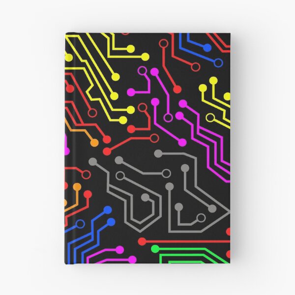 Item preview, Colorful PCB circuit trace lines designed and sold by EngineersArt.